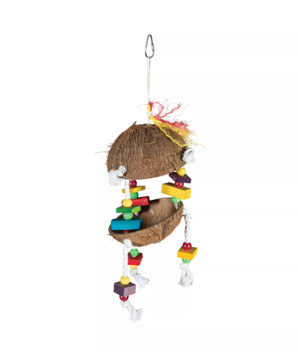 All Living Things® Coconut Hut Bird Toy