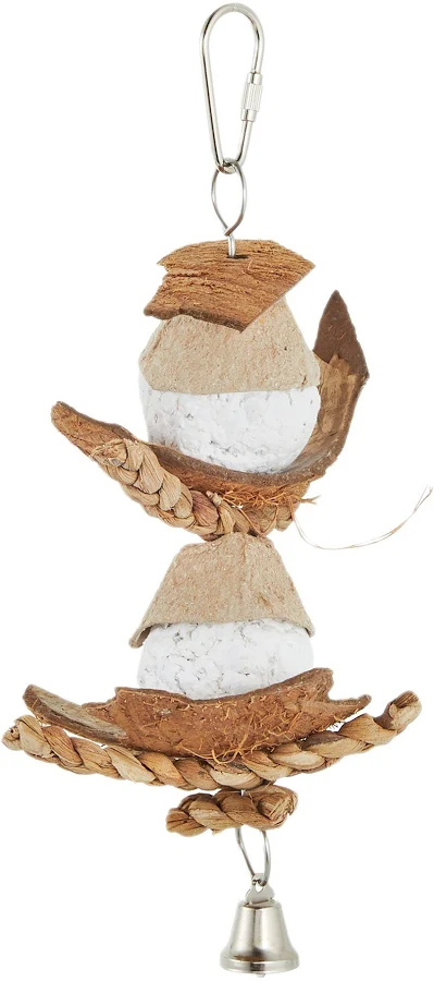 All Living Things® Natural Coco & Crates Bird Toy